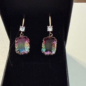 Elegant Multicolor Drop Earrings